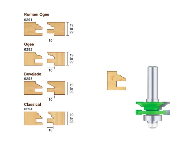 Reversible Stile & Rail With Bearing